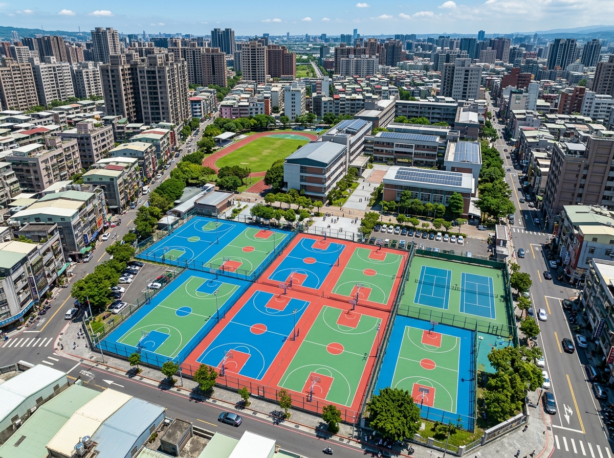 庆阳市混合型塑胶跑道硅PU篮球场 - 排名